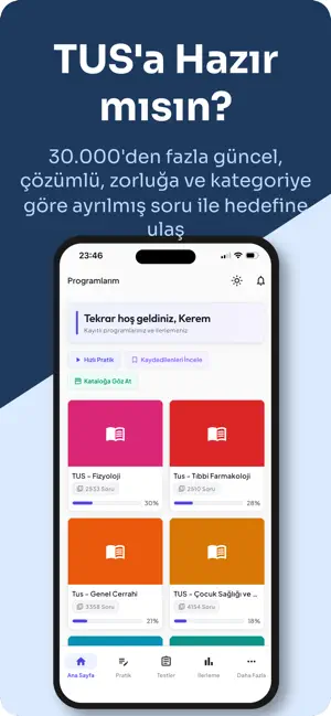 TUS Soru Bankası - Hazırlık screenshot 1