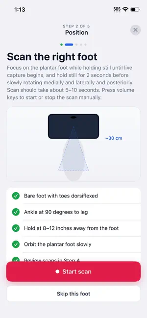 3DScan Orthotics screenshot 3