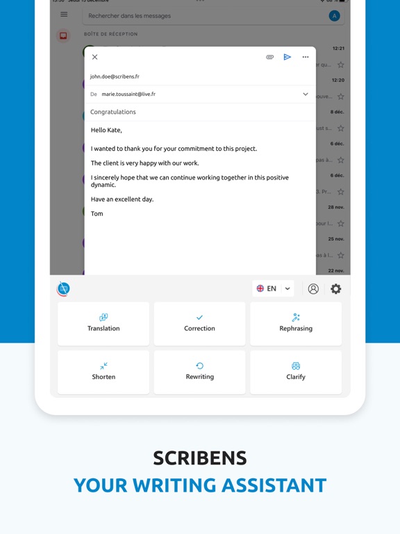 Scribens - Correcteur iPad screenshot 4 - Utilities app