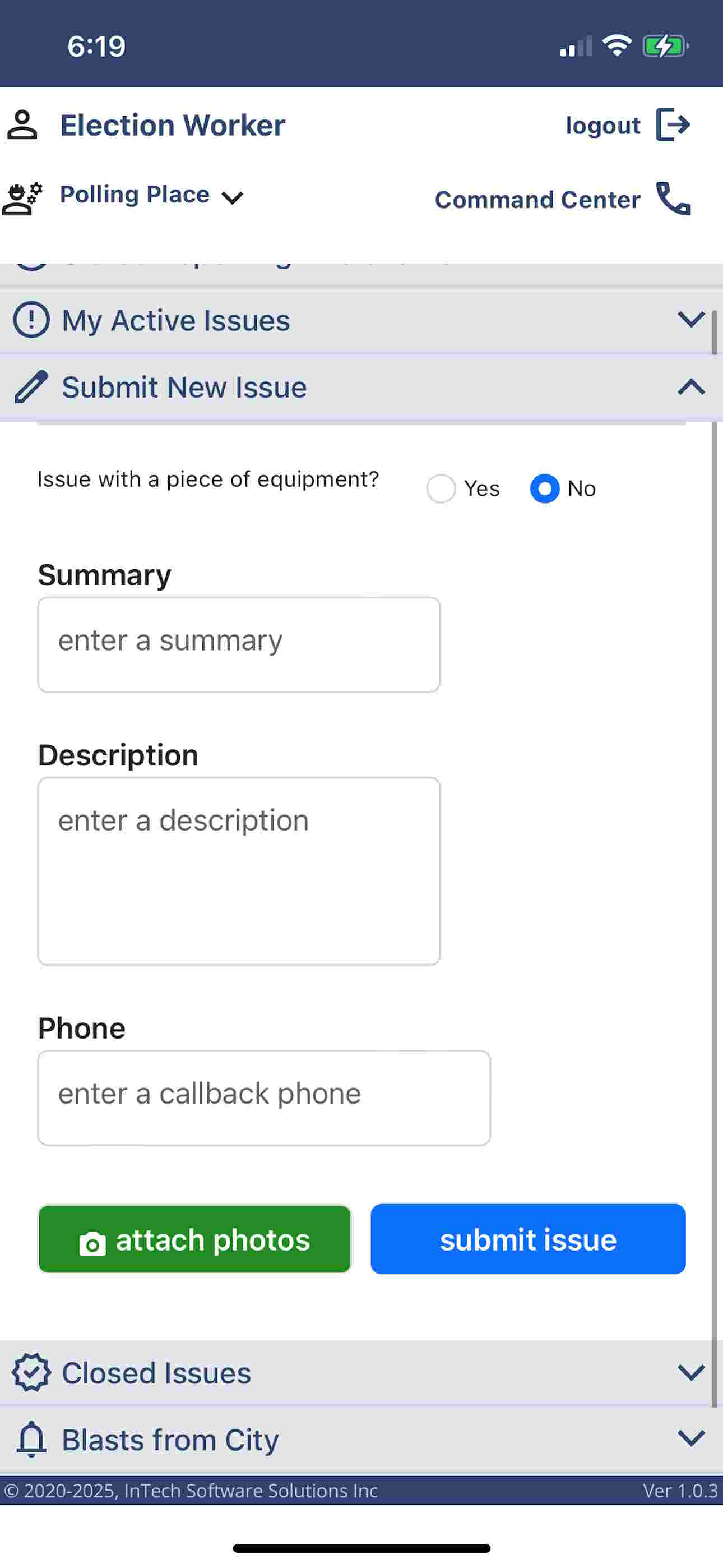 Modus Poll Worker screenshot 3