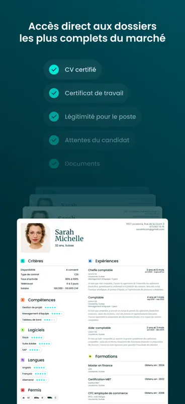 Licorn - Emplois en Suisse screenshot 7 of 8