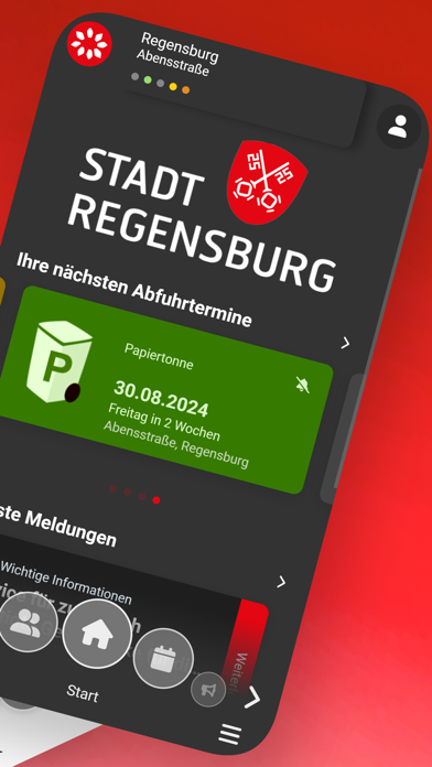 Regensburg Abfall App Screenshot