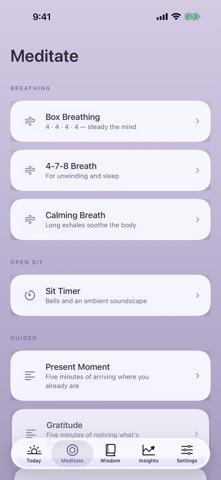 Sati — Everyday Mindfulness Screenshot 5 of 10