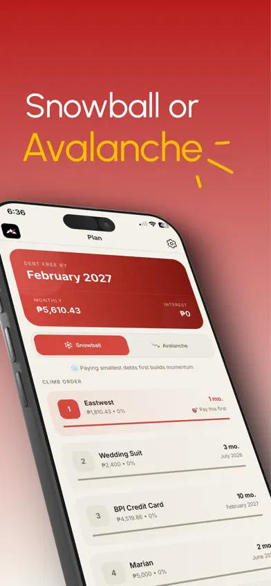 Climb - Debt Tracker screenshot 3