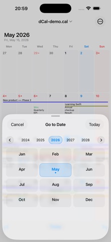 dCal — A local-first calendar Screenshot 3 of 6