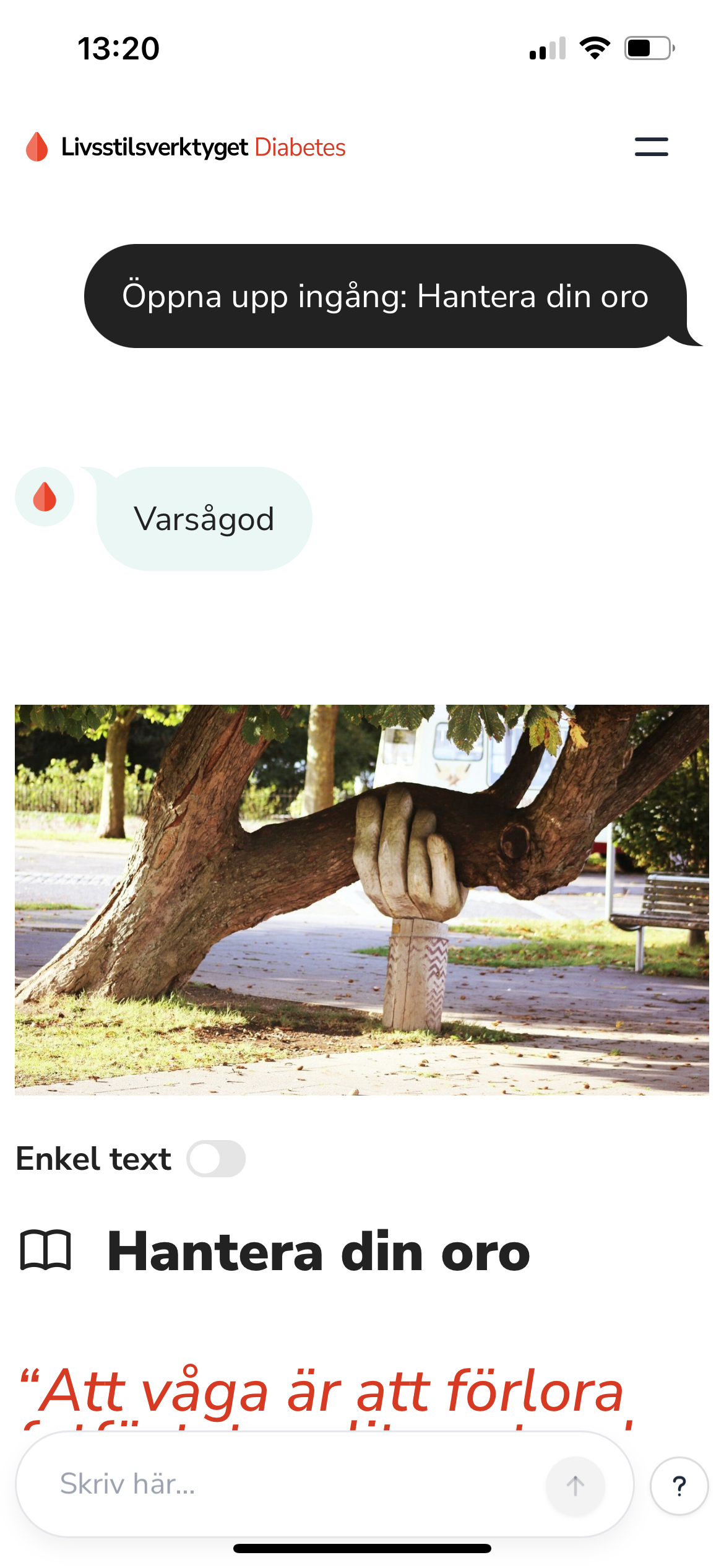 Livsstilsverktyget screenshot 3
