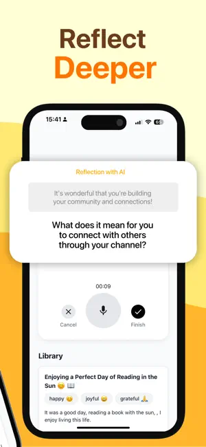 GoodMood: Guided Voice Journal screenshot 3