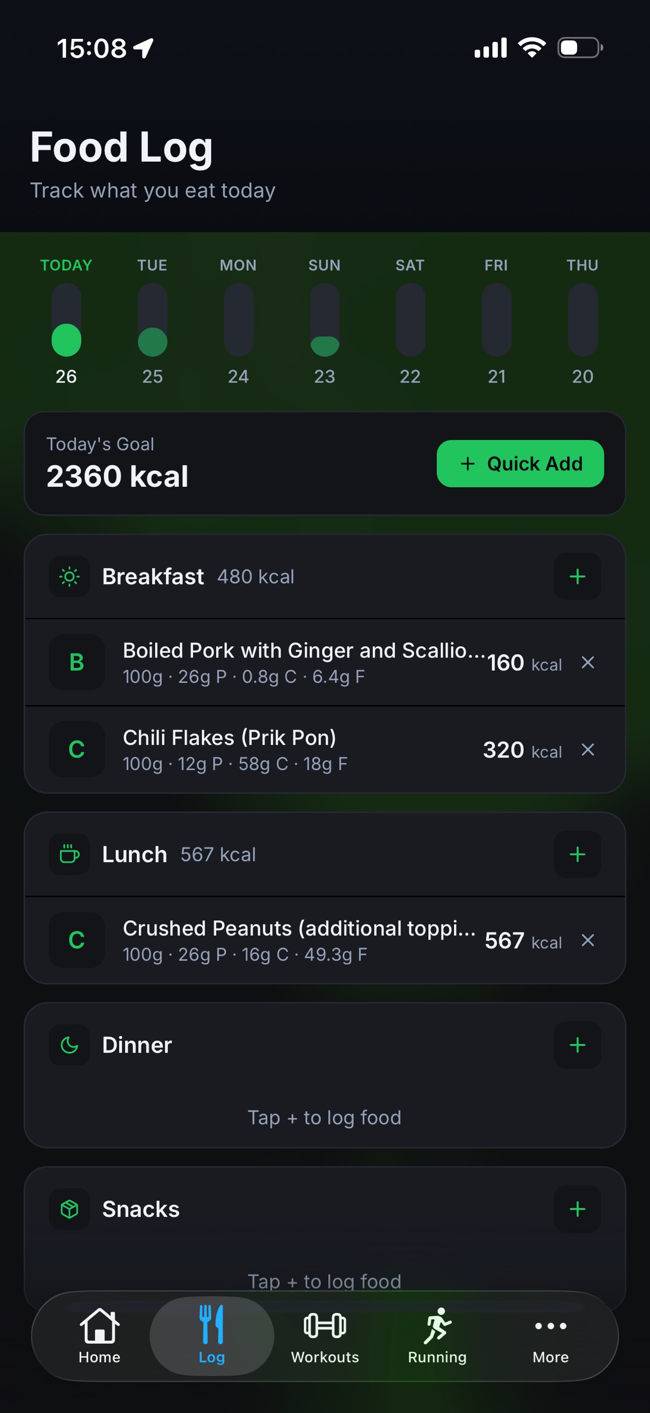 Screenshot 5 of SlimFit (0b8bff)