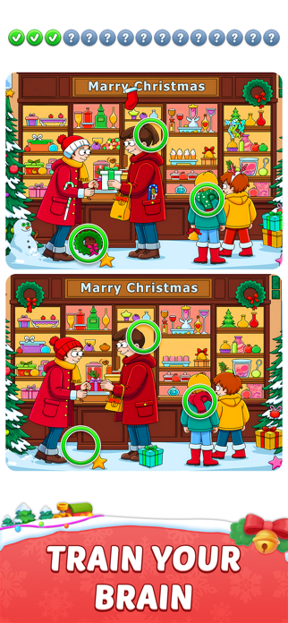 Christmas Find Differences Screenshot 1 of 6