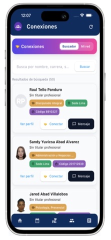 UPeU Egresados screenshot