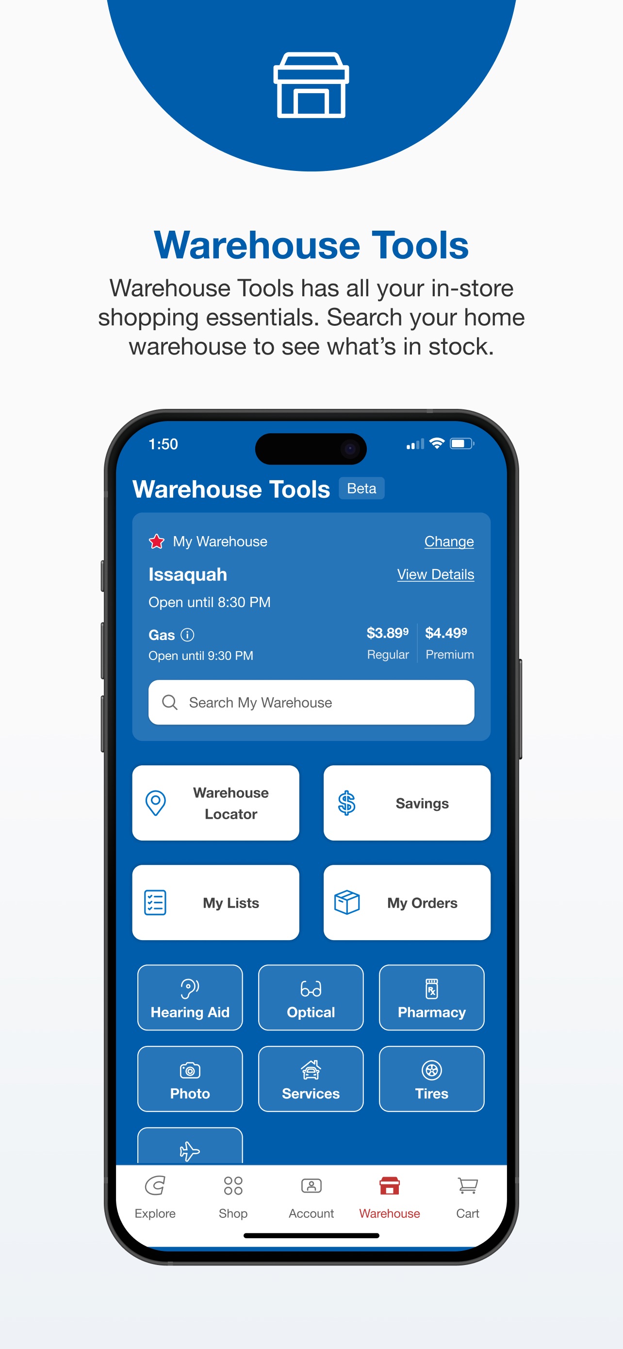 Costco screenshot 1