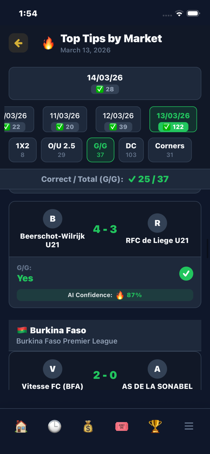 Tsapou AI Football Predictions screenshot 7