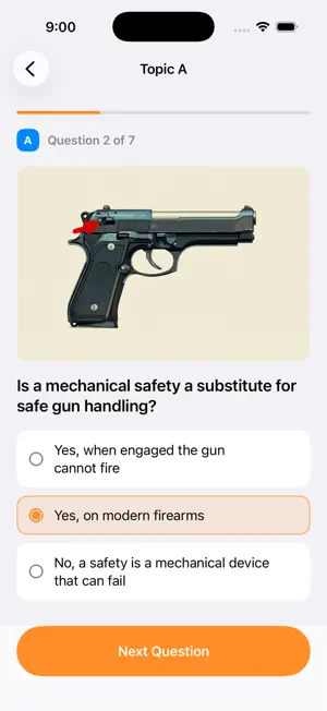 FSC Test 2026 - CA Gun Safety screenshot 2