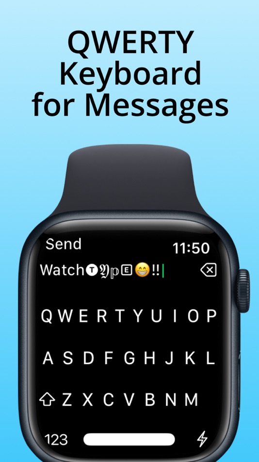 #1. WatchType - Watch Keyboard (iOS) 由: Bitsbaker LLC.