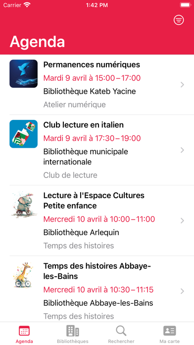 Screenshot #1 pour Bibliothèque Grenoble