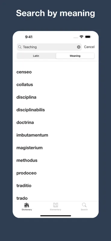 Latin Dictionary Lewis & Short screenshot 5 of 7