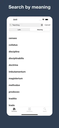 Screenshot von Latin Dictionary Lewis & Short auf dem iPhone 5