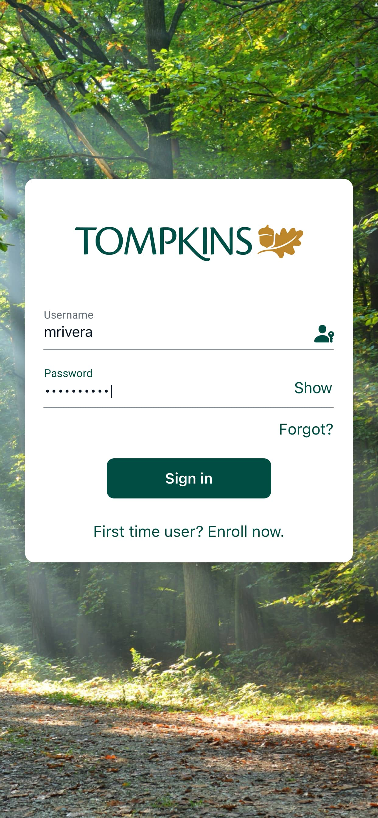 TompkinsBank screenshot 2