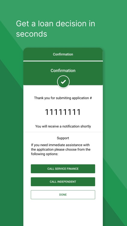 Service Finance Dealer App
