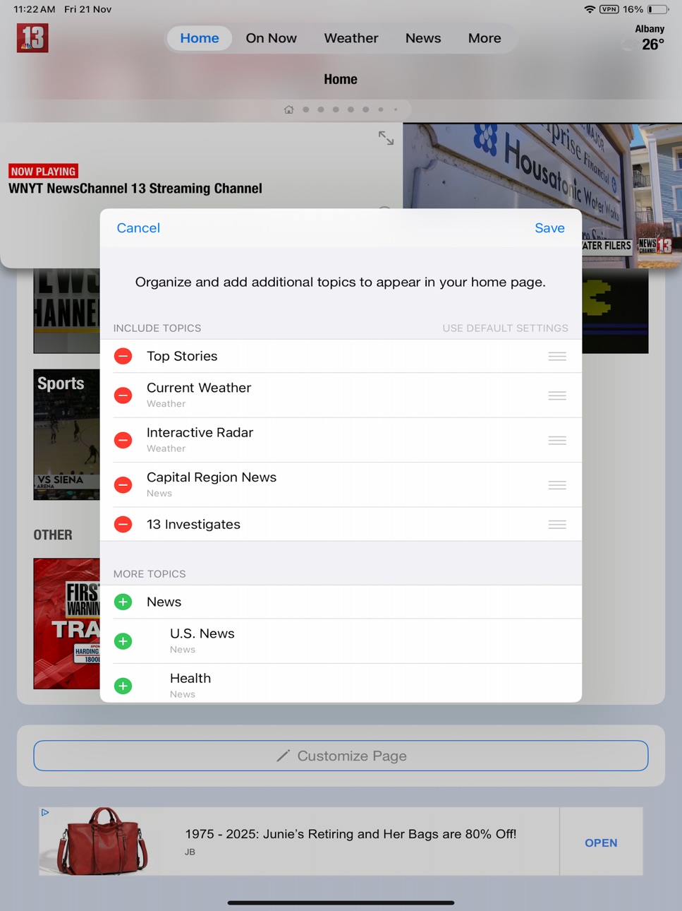iPad screenshot