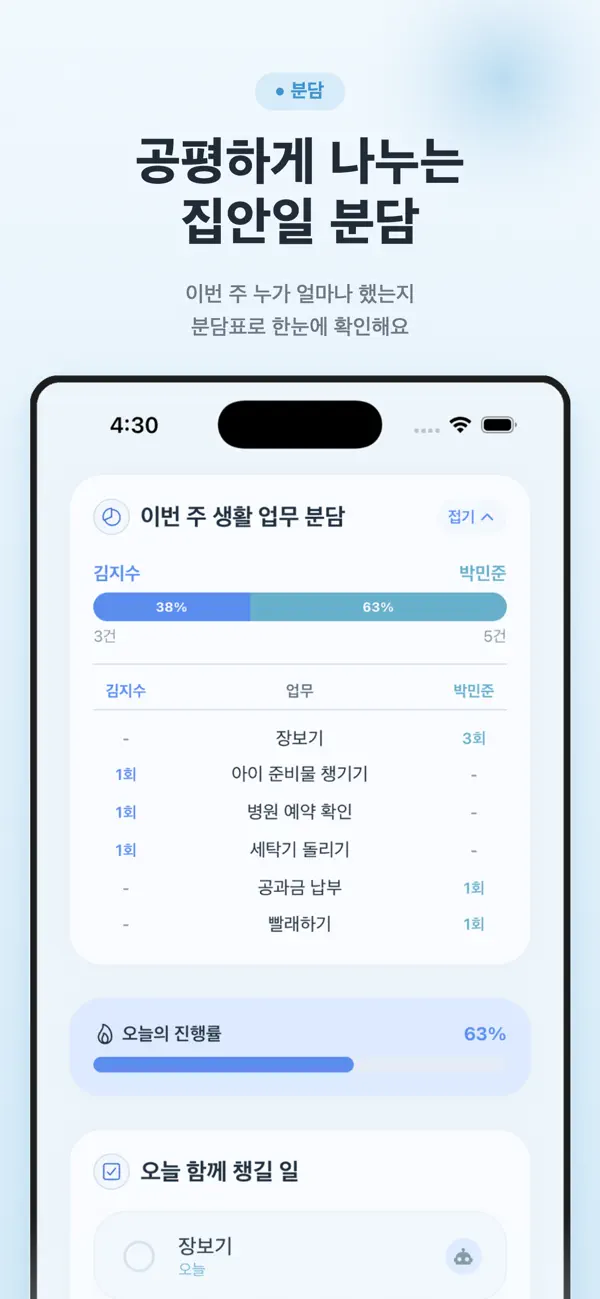 Screenshot #3 pour HomeTodo : 홈투두