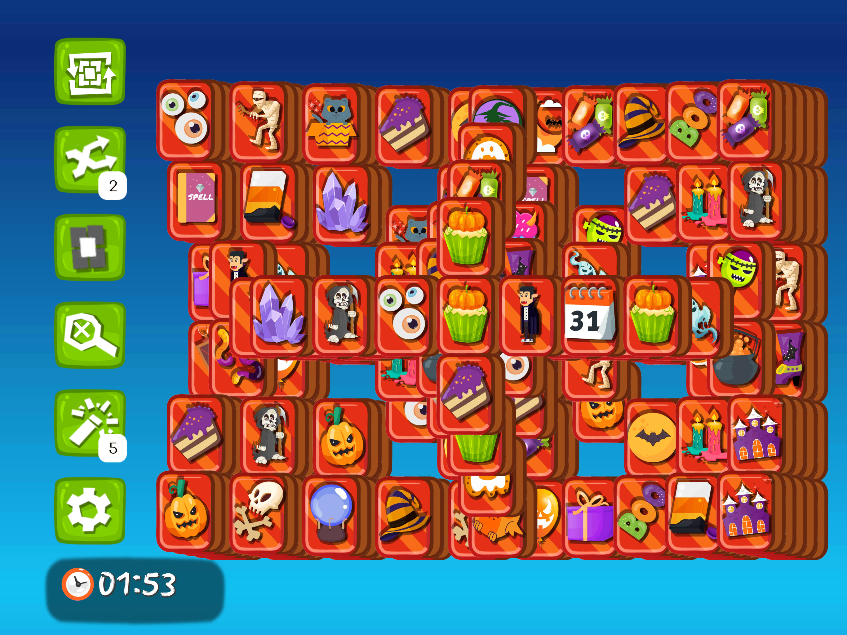 Mahjong Spooky: Solitaire Game