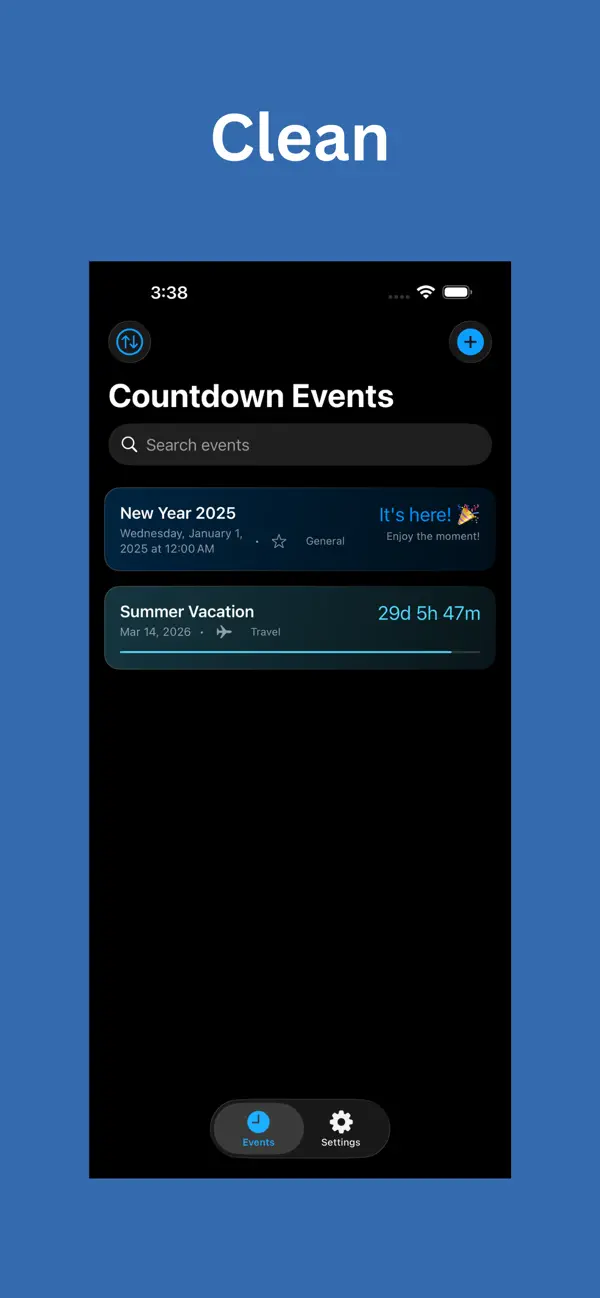 #1. Countdown Widget Customizer (iOS) De: Blake Shaffou