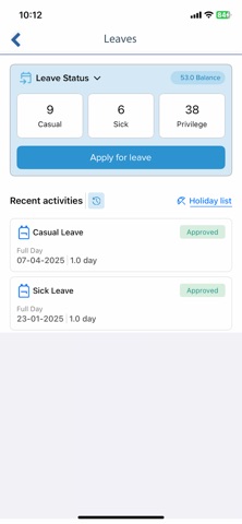 Farvision Employee Hub screenshot