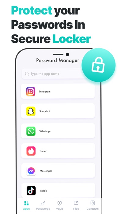 App Lock, Hide Passwords Apps Screenshot