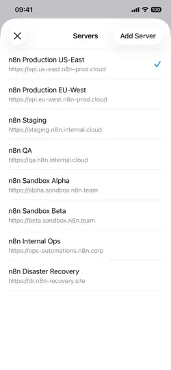 Скриншот N8n Triage на iPhone 1