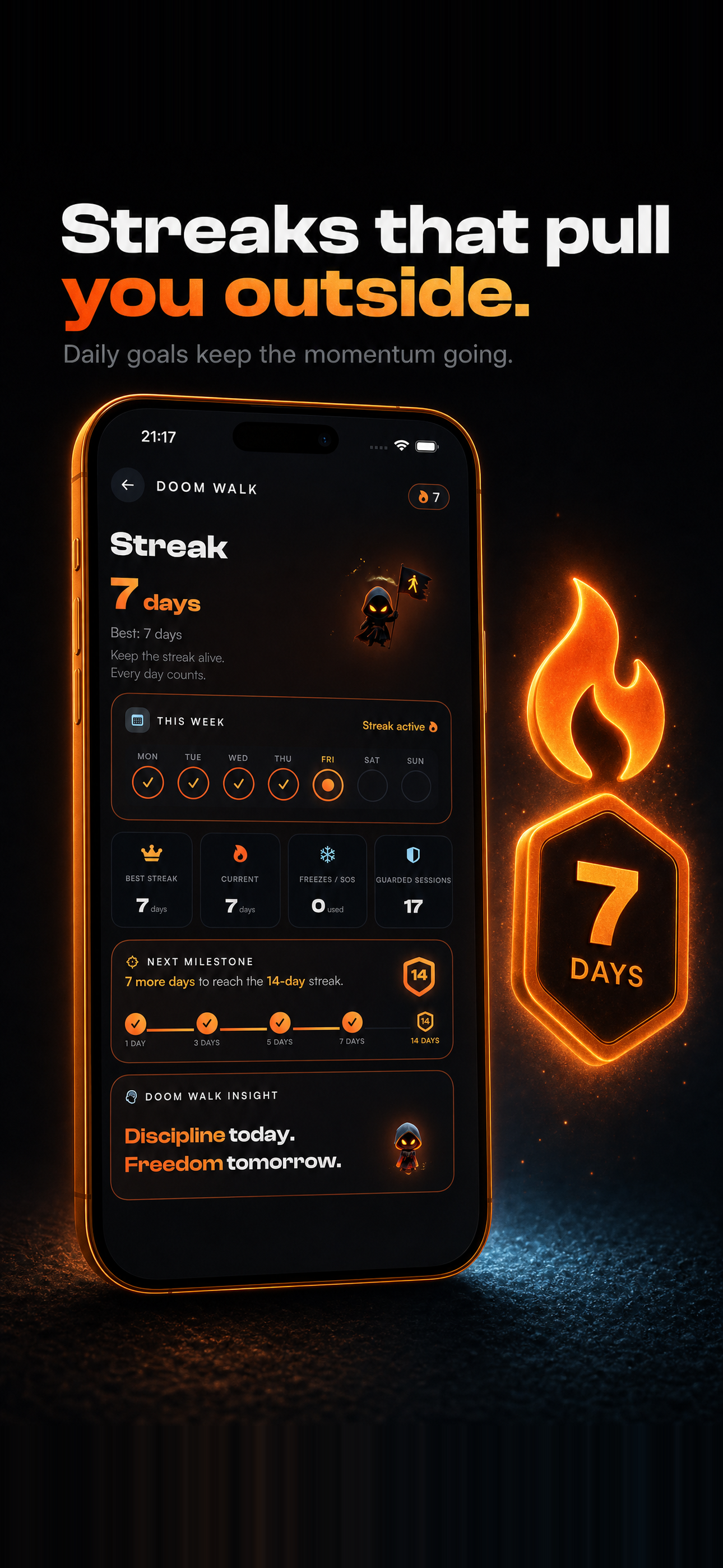 Doom Walk: Screen Time Blocker screenshot 4