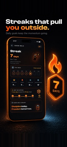 Doom Walk: Screen Time Blocker Screenshot 4 of 5
