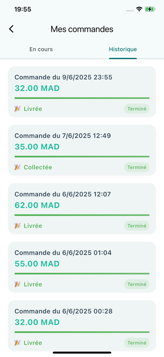 StepBurger Client App Screenshot 8 of 10