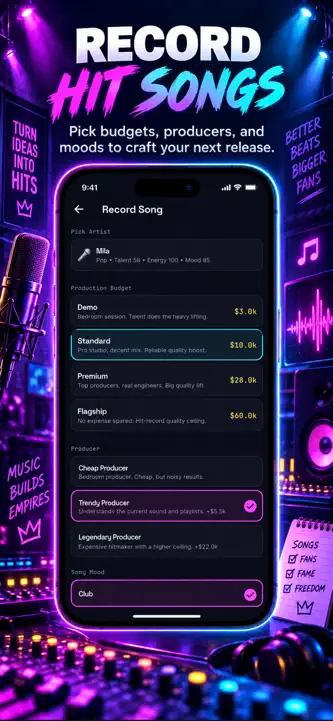 Music Tycoon: Label Manager screenshot 2