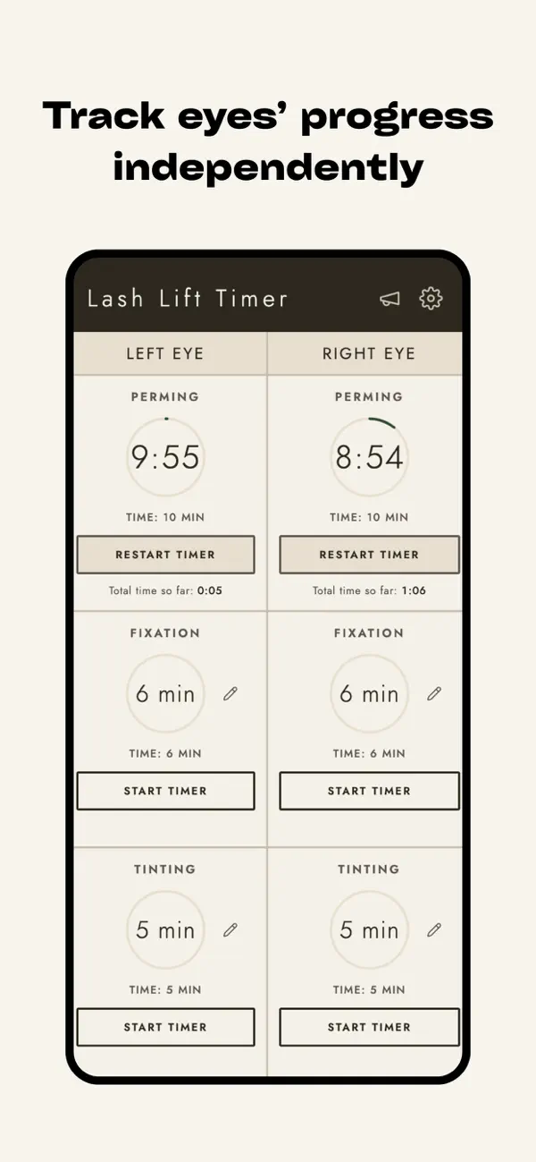 Screenshot #2 pour Lash Lift Timer
