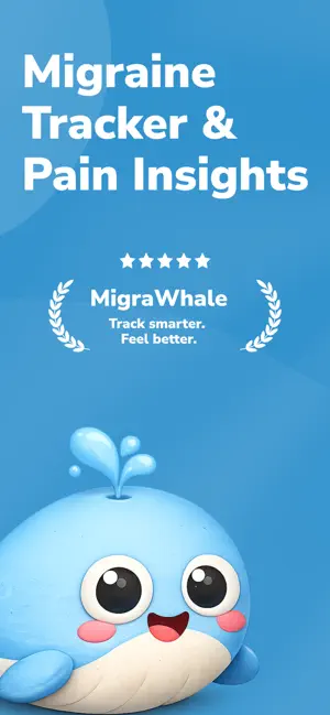 Migraine Tracker - MigraWhale screenshot 1