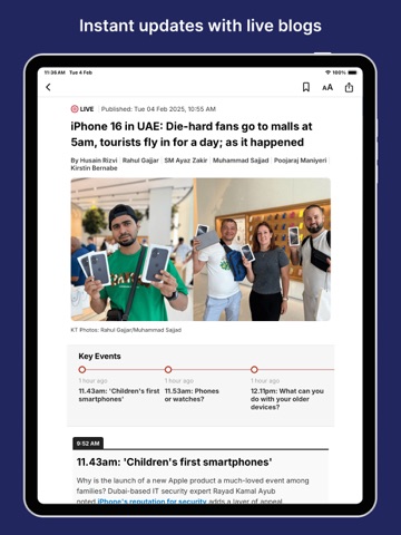 Khaleej Times: UAE, World News iPad screenshot 3
