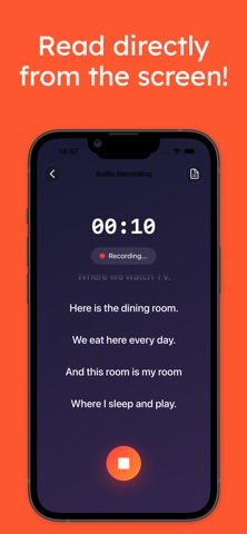 Easy Teleprompter and Record screenshot