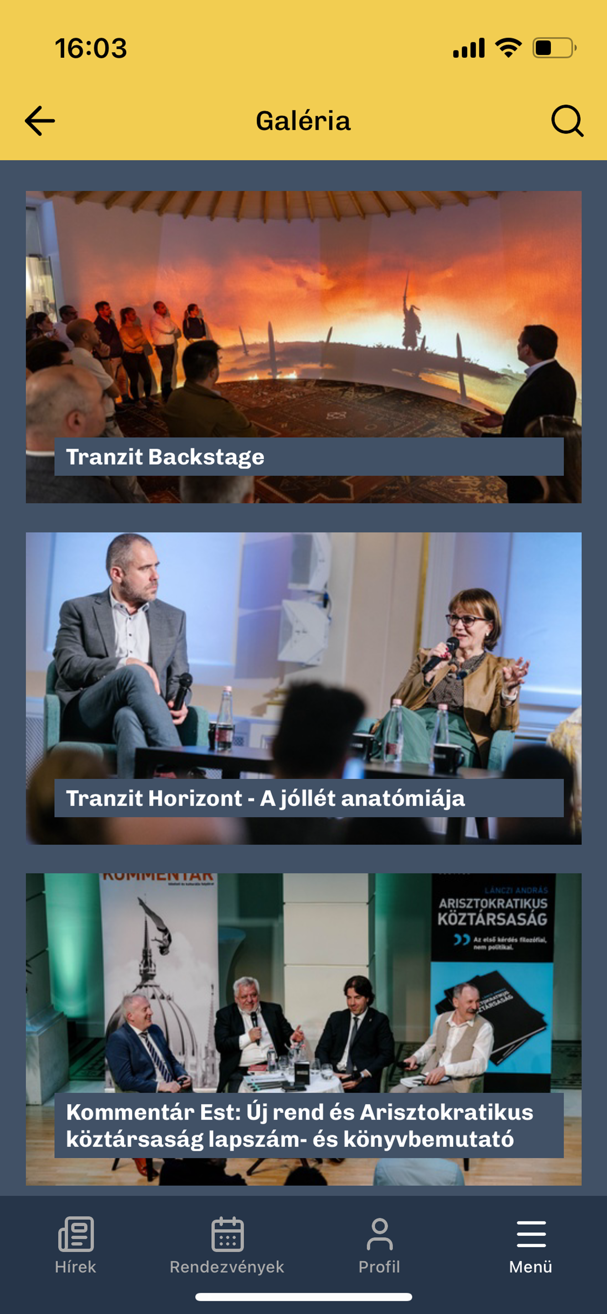 Tranzit Event App