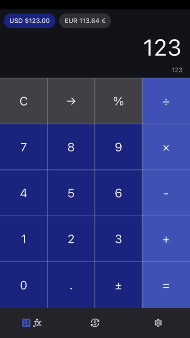 XCalc - Calculator&Currencies Screenshot