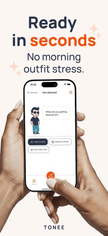 Tonee:AI Closet & What to Wear iPhone screenshot