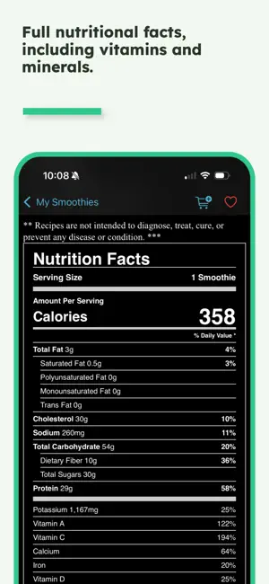 Simply Smoothies screenshot 2