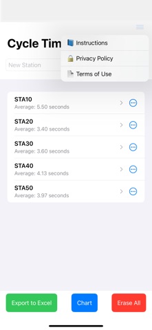 CycleTime Pro screenshot