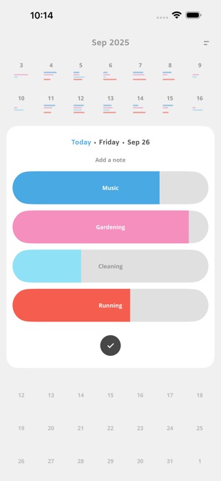 Screenshot of Continuo - Habit Tracker