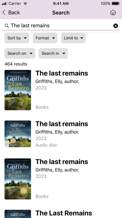 Essex Library Services Screenshot