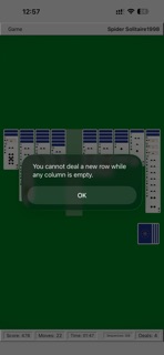 Spider Solitaire1998 screenshot 3