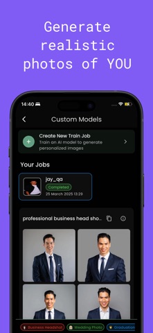 AI Headshots & Photo: AI Piccy screenshot
