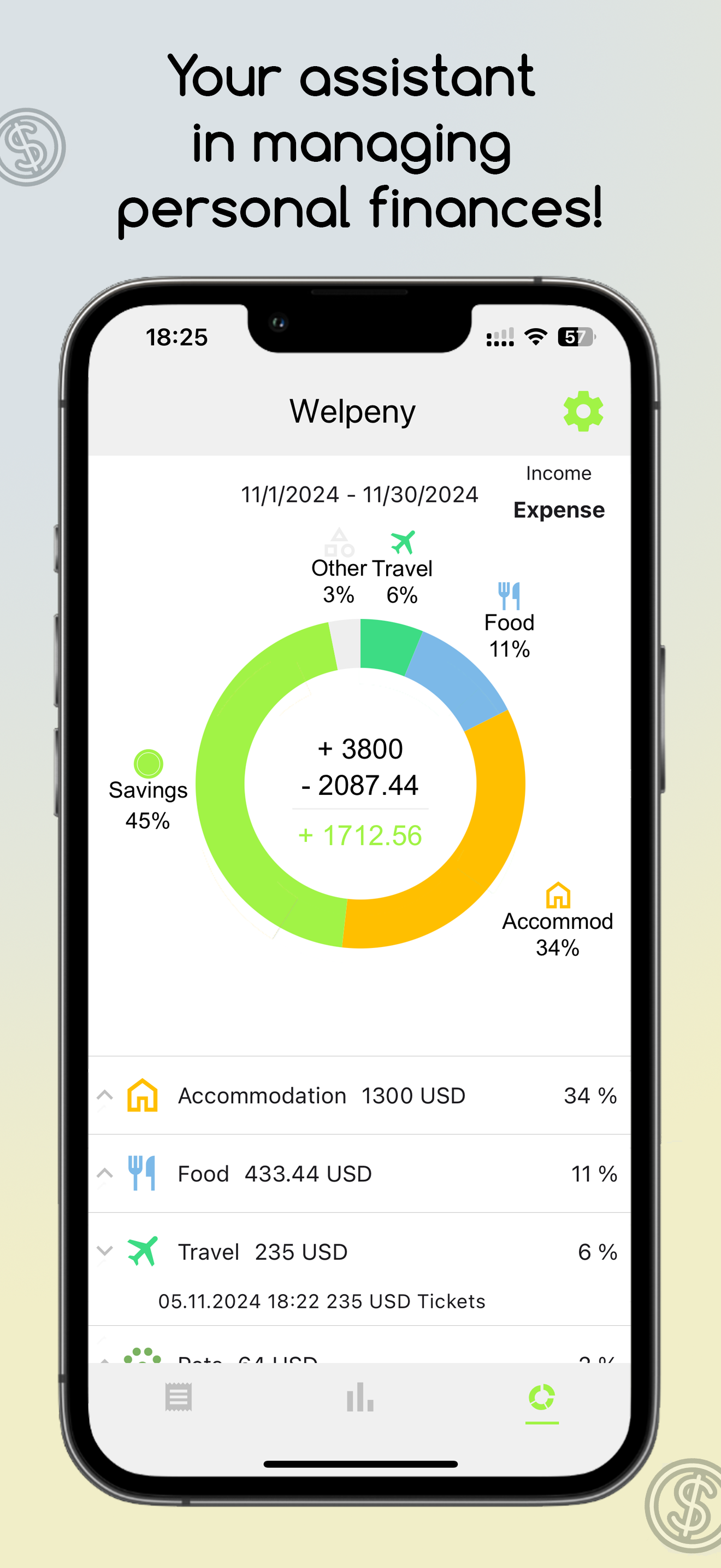 Welpeny: Finance Tracker