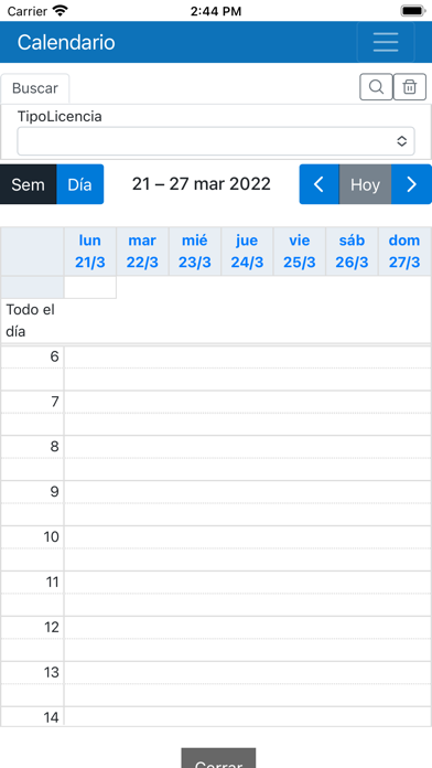 Monet HR Empleado Screenshot