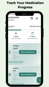 MediAlertMe Meds Reminder screenshot